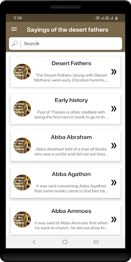 Sayings of the desert fathers