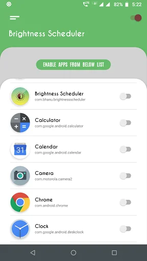 Brightness Control per app screenshot 1