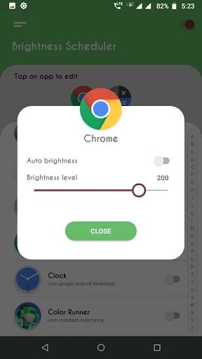 Brightness Control per app screenshot 3
