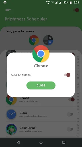 Brightness Control per app screenshot 4