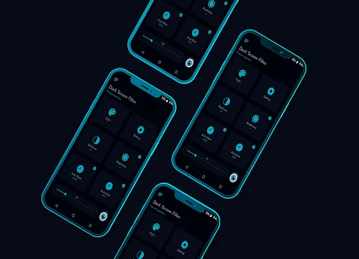 Dark screen filter