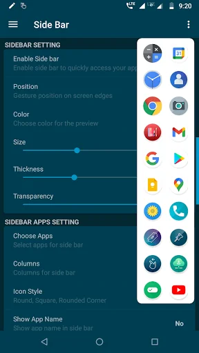 Edge Side Bar - App Shortcuts