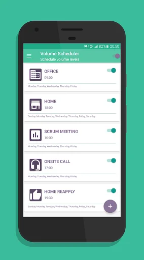 Volume Scheduler