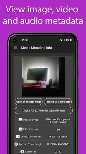 Media Metadata Info: EXIF Info