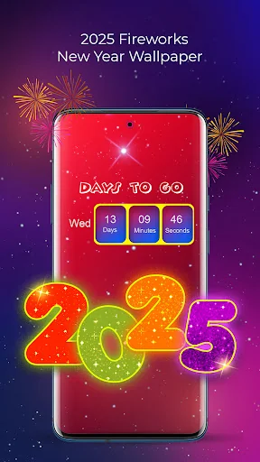 Fireworks New Year Wallpaper