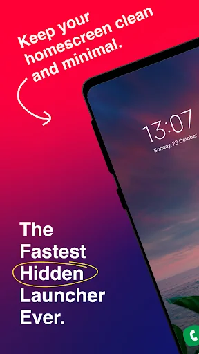 Zone Edge Launcher and drawer screenshot 1