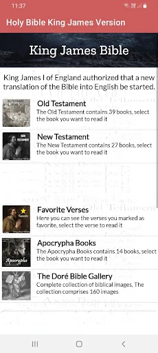 Holy bible King James Version