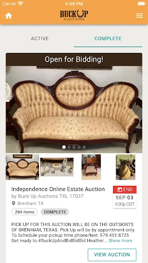 Buck Up Auctions
