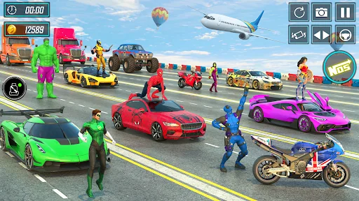 Impossible Mega Ramp Car Stunt