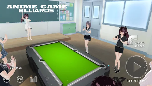 Anime Game Billiard