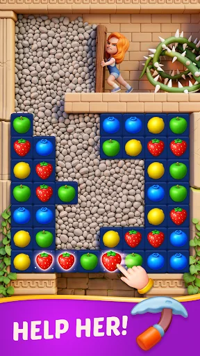 Fruit Diary - Merge & Match 3 screenshot 1