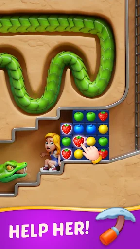 Fruit Diary - Merge & Match 3 screenshot 2