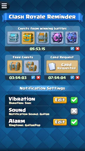 Reminder for Clash Royale screenshot 3