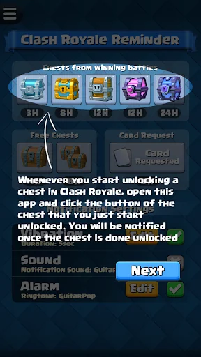 Reminder for Clash Royale screenshot 4