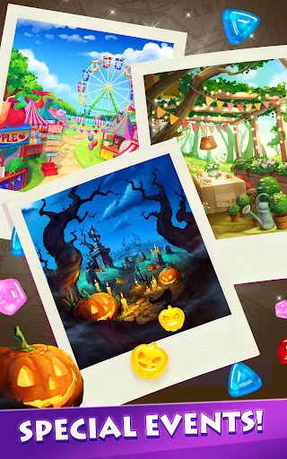 Gummy Drop! Match 3 & Travel screenshot 4