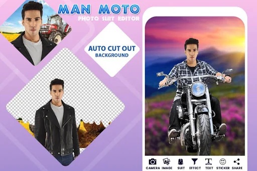 Man Bike Rider Photo Editor