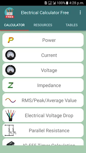 Electrical Calculator