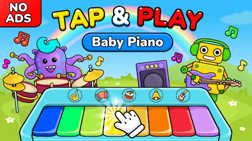 Baby Piano: Kids Music Games screenshot 1