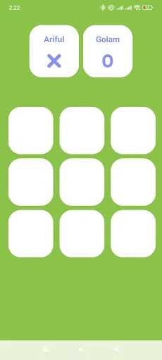 Tictactoe x zero shake game