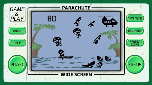 PARACHUTE: 80s arcade games screenshot 1