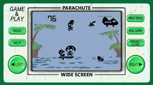 PARACHUTE: 80s arcade games screenshot 2