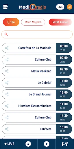 Medi1 radio screenshot 3