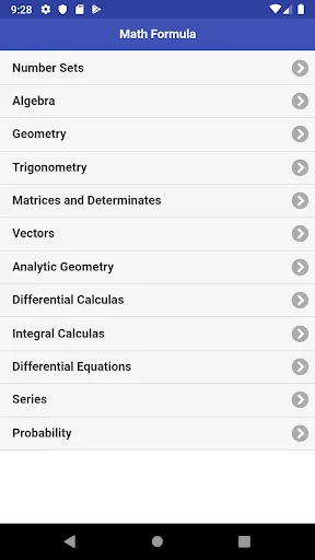 Math Formulas and Equations