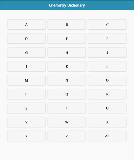 Chemistry Dictionary