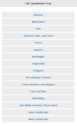 Quantitative Prep for GRE