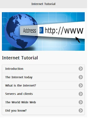 Internet Tutorial