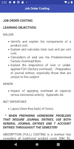 Managerial Accounting