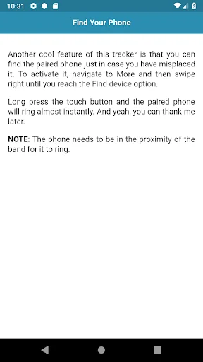 User Guide for Mi Band 3 screenshot 3