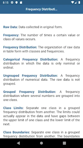 Statistics