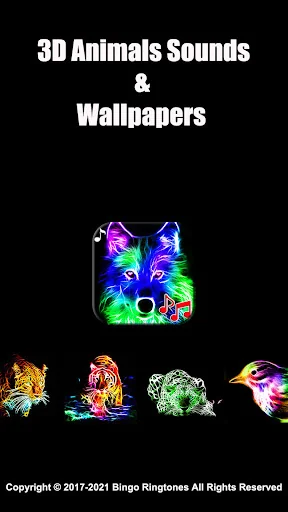 3D Animals Sounds & Wallpapers screenshot 1