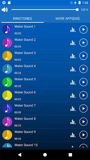 Water Sound Ringtones screenshot 2