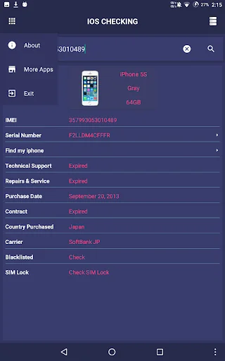 iDevice Check - IMEI Checking screenshot 4
