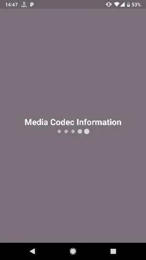 Media Codec Info
