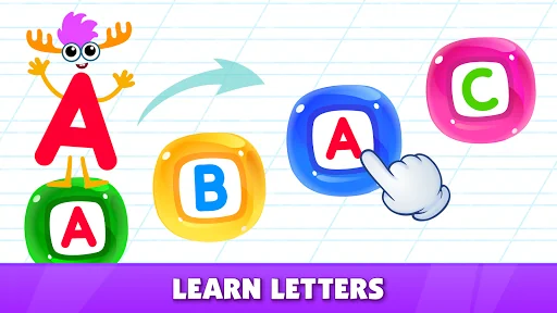 Bini ABC games for kids! screenshot 2