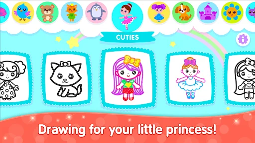 Kids Coloring Games for Girls