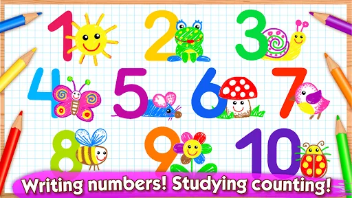 123 Draw Kids! Toddler drawing screenshot 1