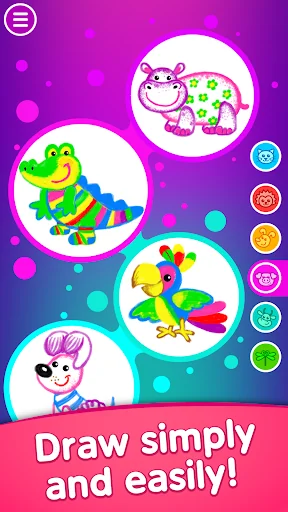 Bini Drawing games for kids screenshot 1