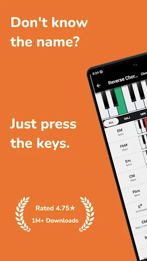 Piano Chords, Scales Companion