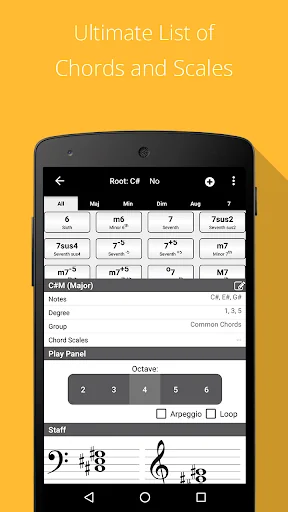 Piano Chords Companion PRO screenshot 1