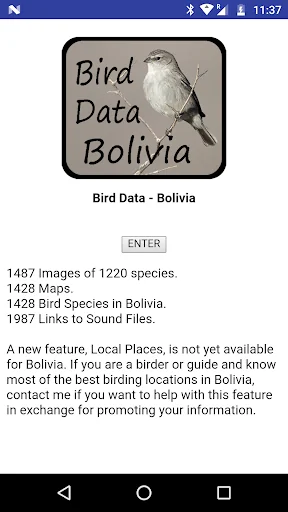 Bird Data - Bolivia