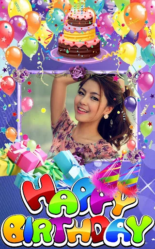 Birthday Photo Frames & Editor screenshot 2