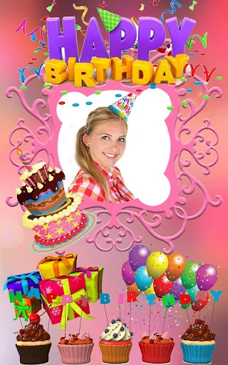 Birthday Photo Frames & Editor screenshot 4