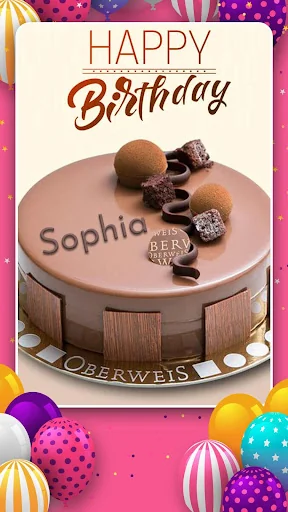 Name On Birthday Cake
