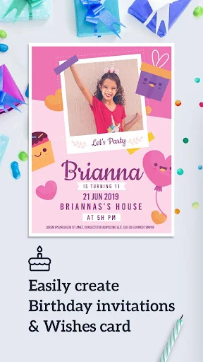 Birthday Invitation Card Maker