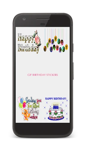 Gif Birthday Stickers