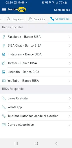 Banco BISA screenshot 3